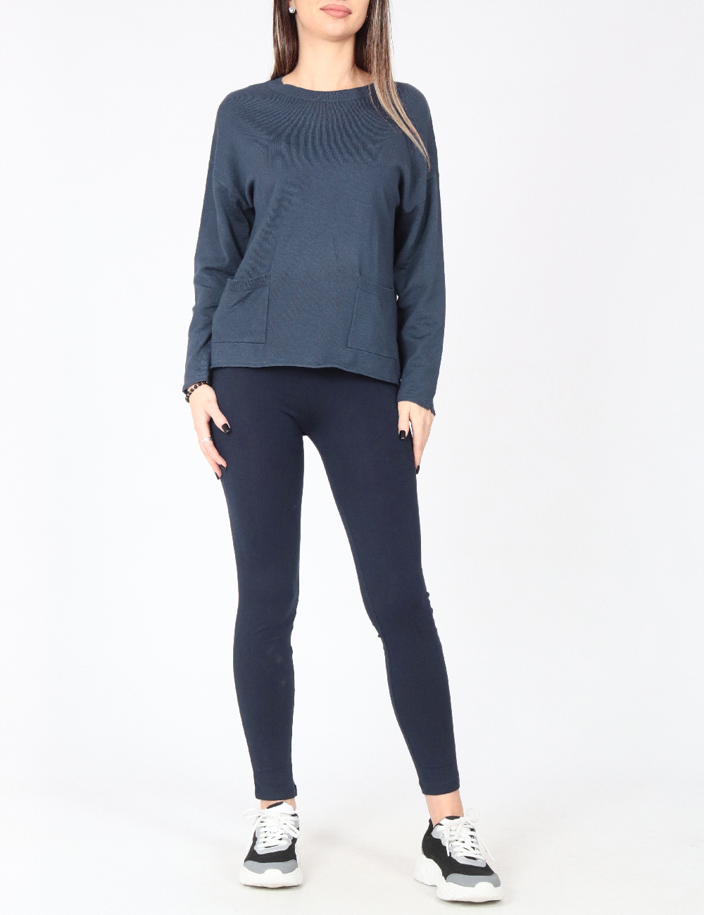 Colanti Bershka, albastru