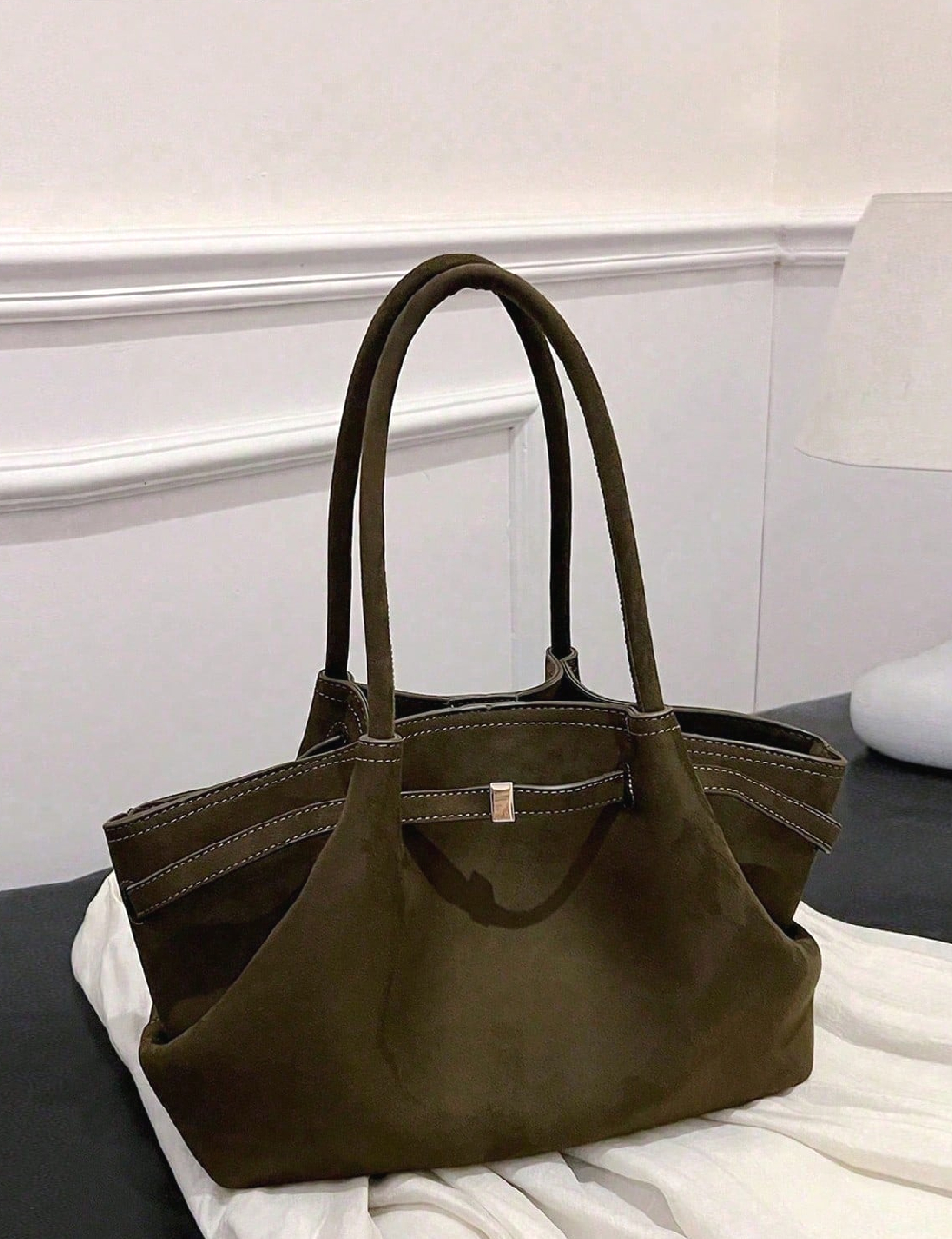 Geanta SHEIN, verde inchis