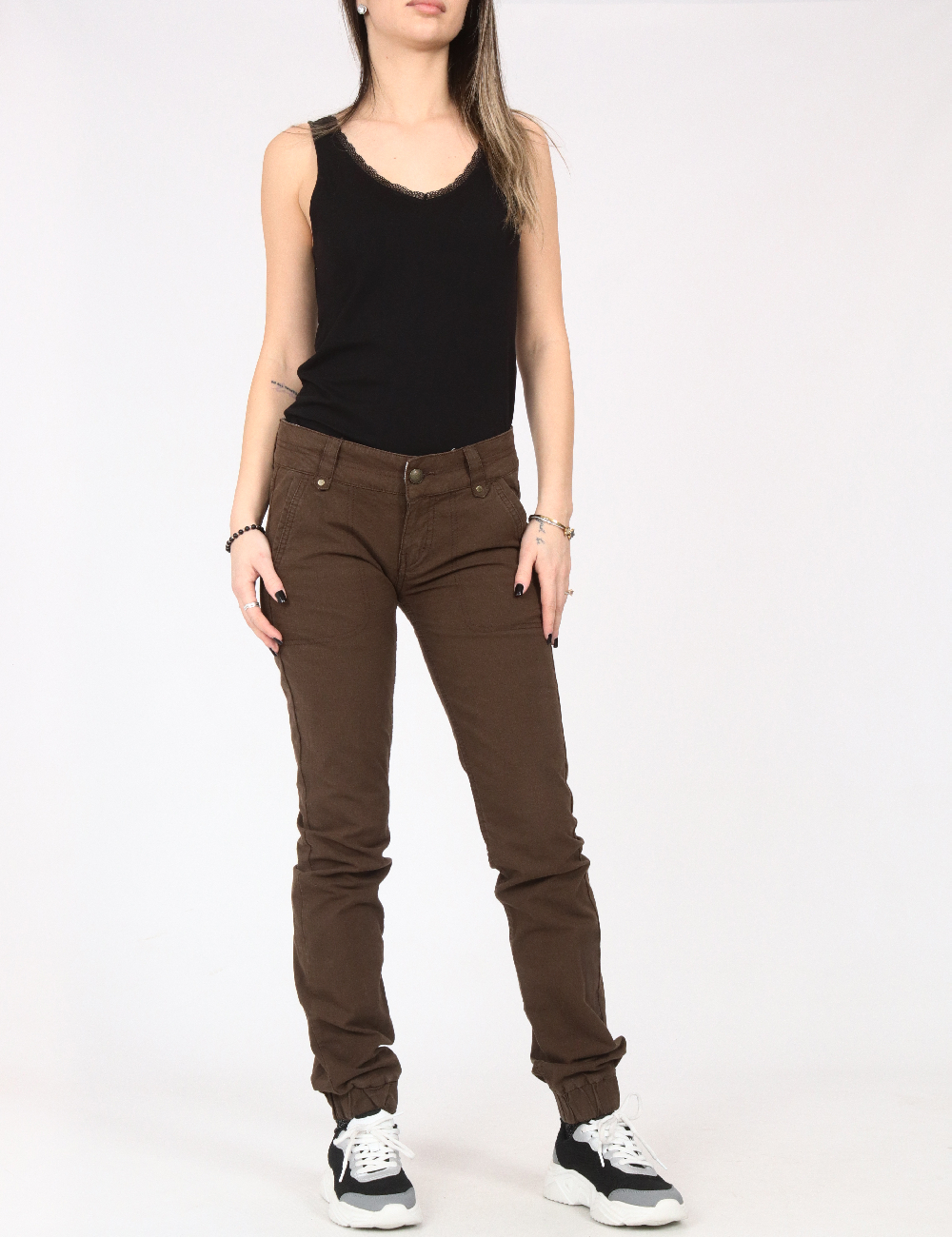 Pantaloni Bershka, kaki