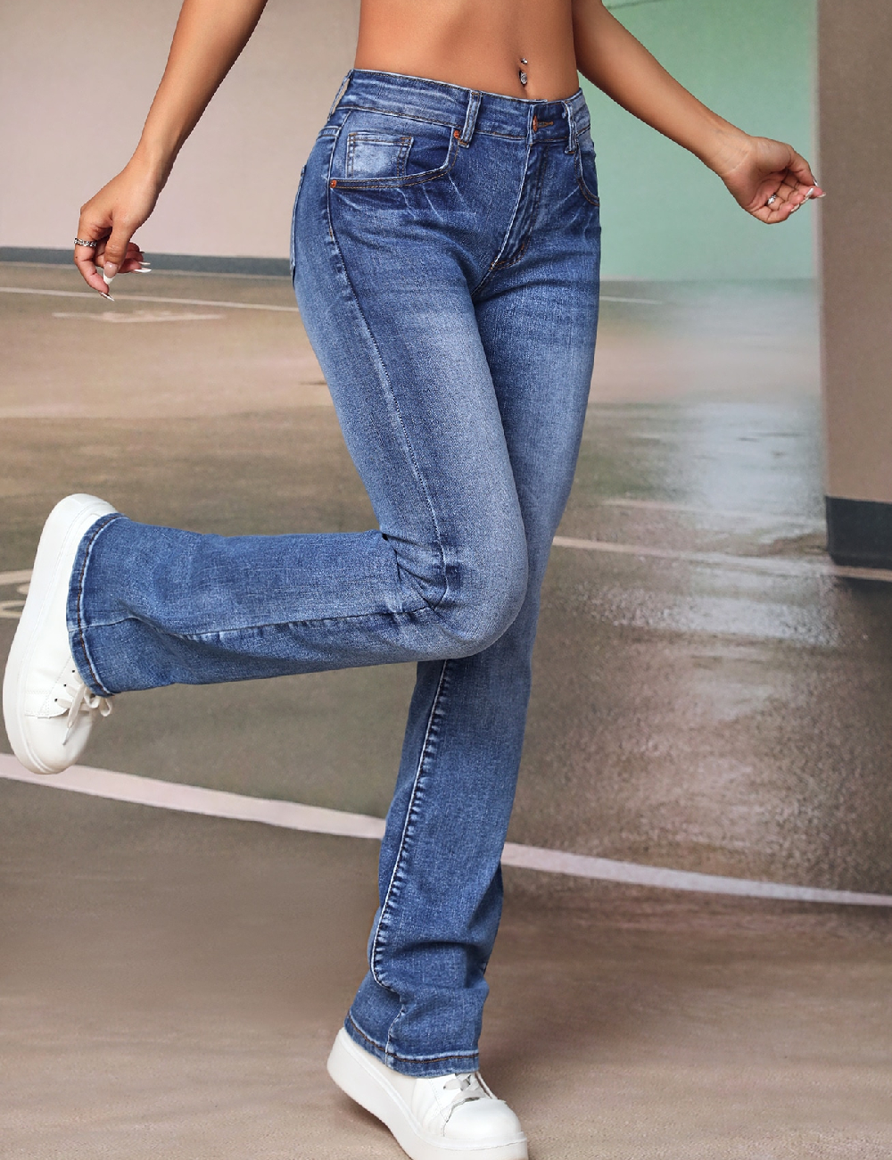 Blugi SHEIN, albastru