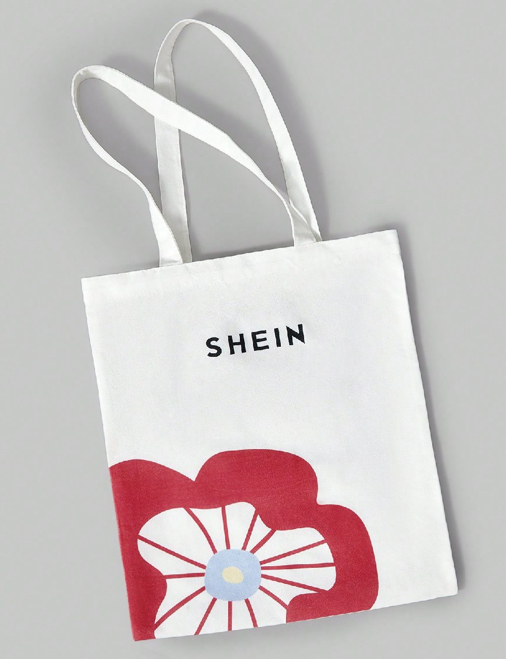 Sacosa SHEIN, alb