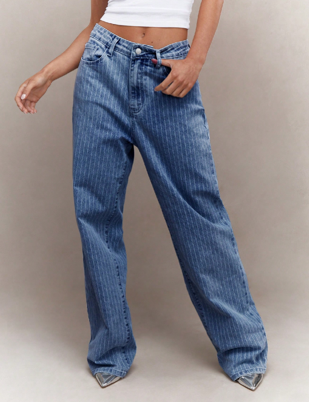 Blugi Missguided, albastru