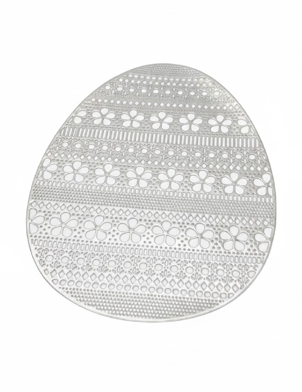 Suport farfurie tip Ou de Paște Cool Creation, gri