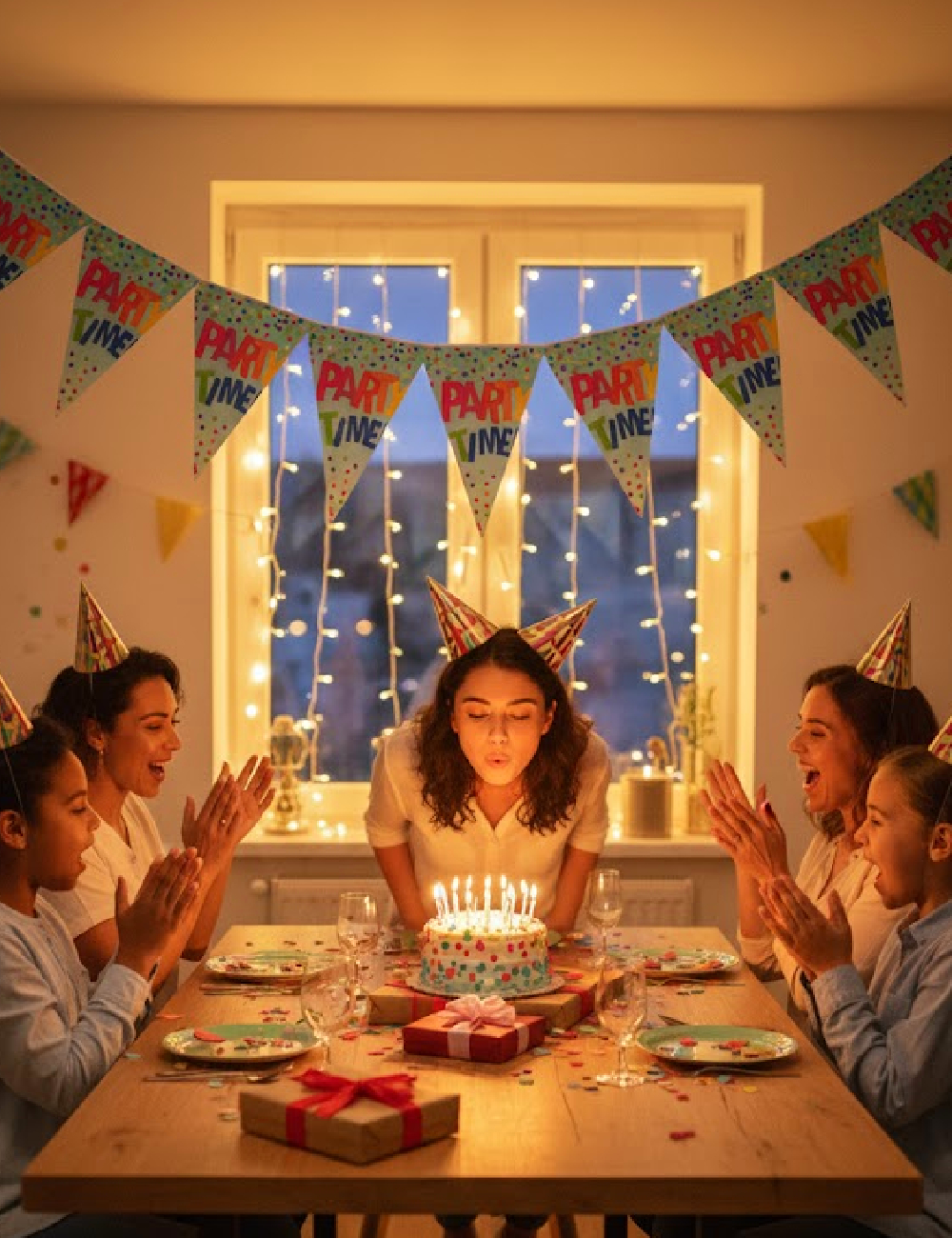 Ghirlanda pentru petrecere DLP Industry, mix culori