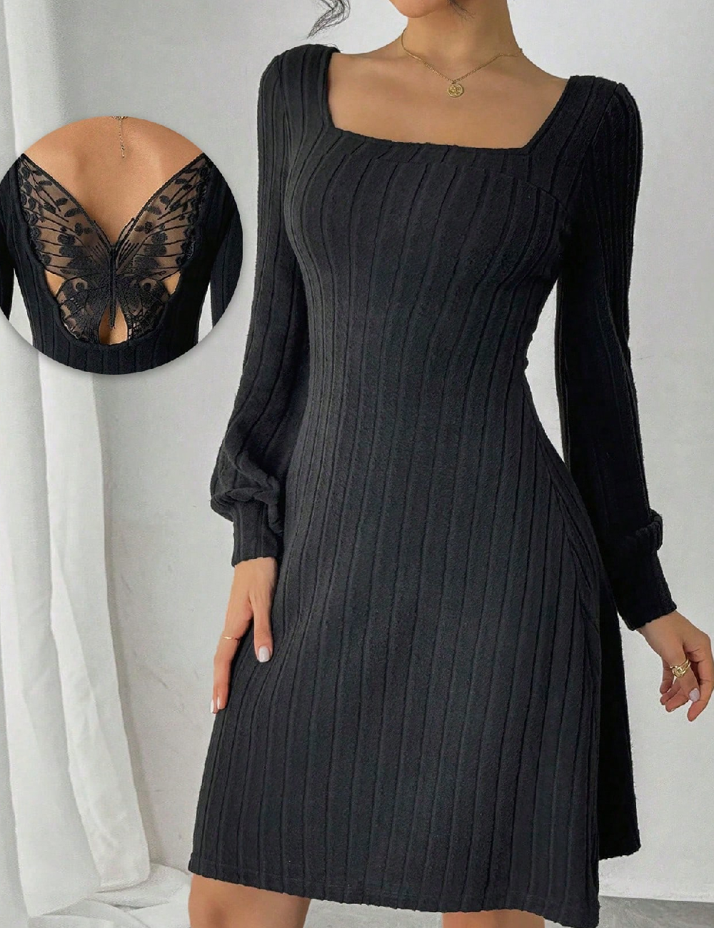 Rochie scurta SHEIN, negru