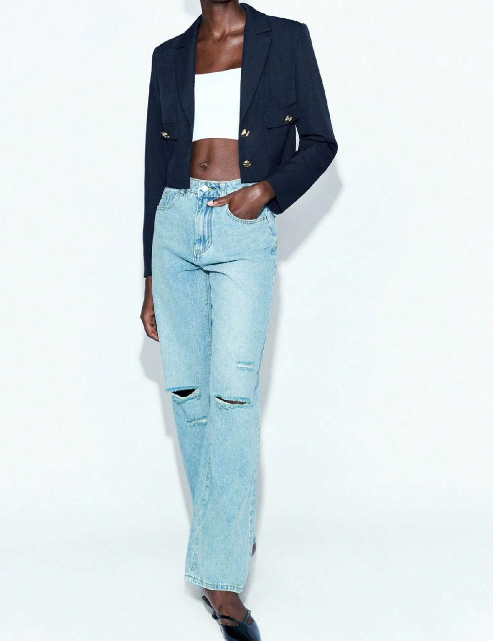 Sacou SHEIN, bleumarin