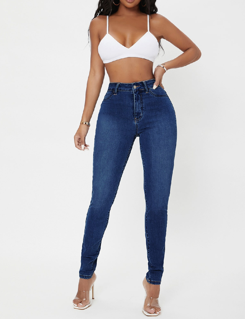 Blugi SHEIN, albastru