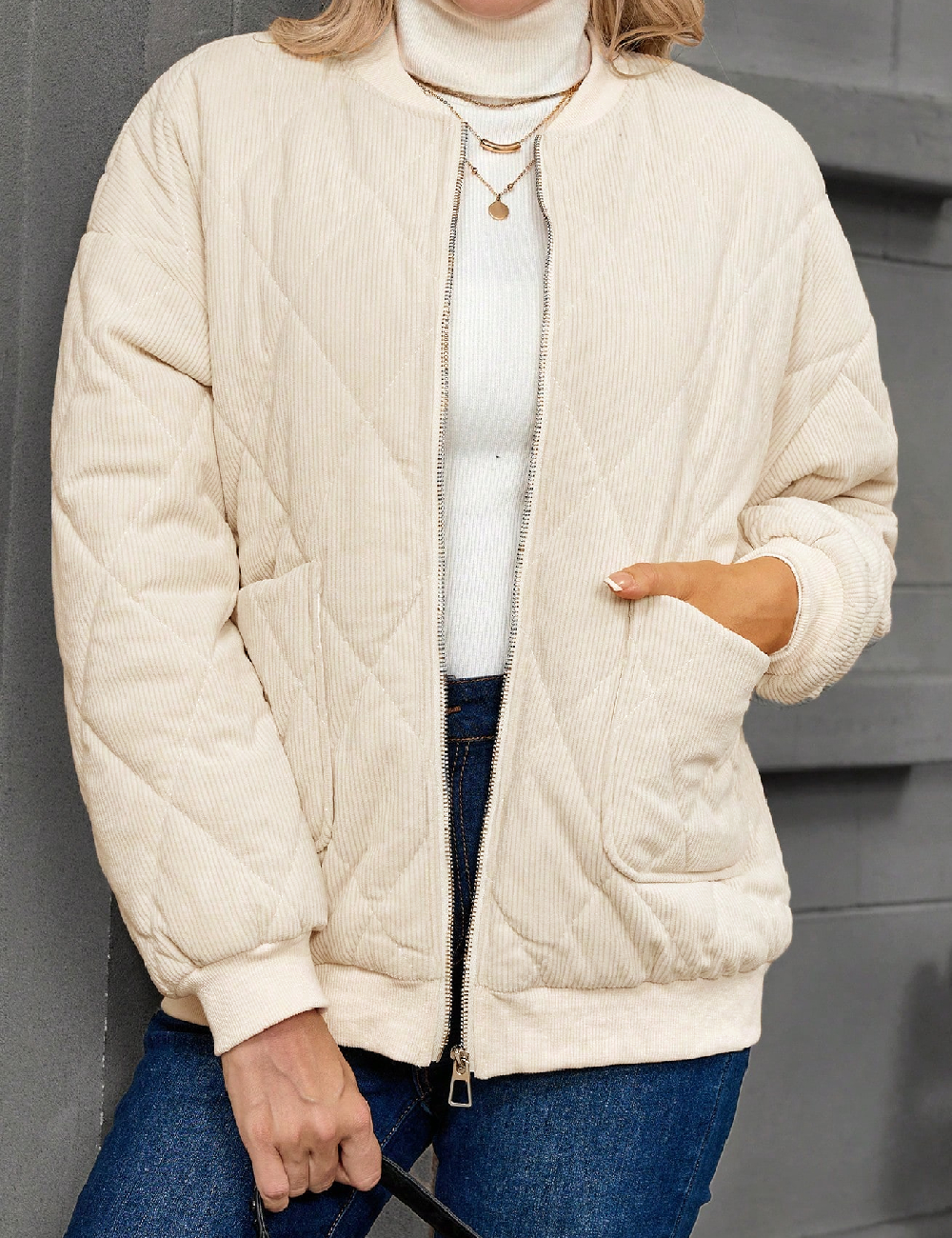 Geaca Emery Rose, bej