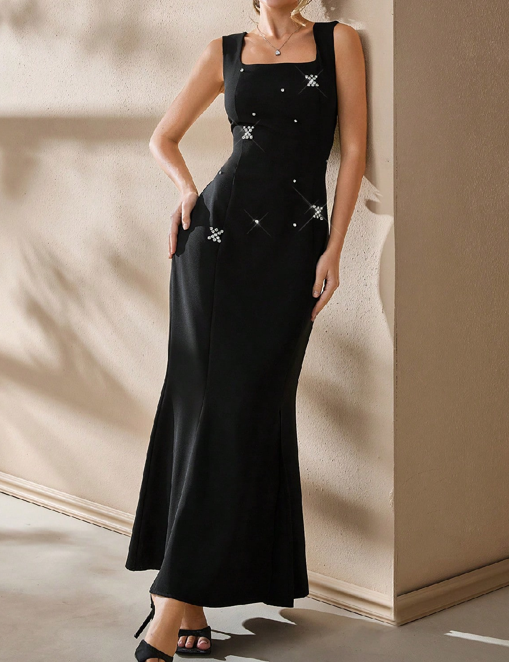 Rochie lunga SHEIN, negru