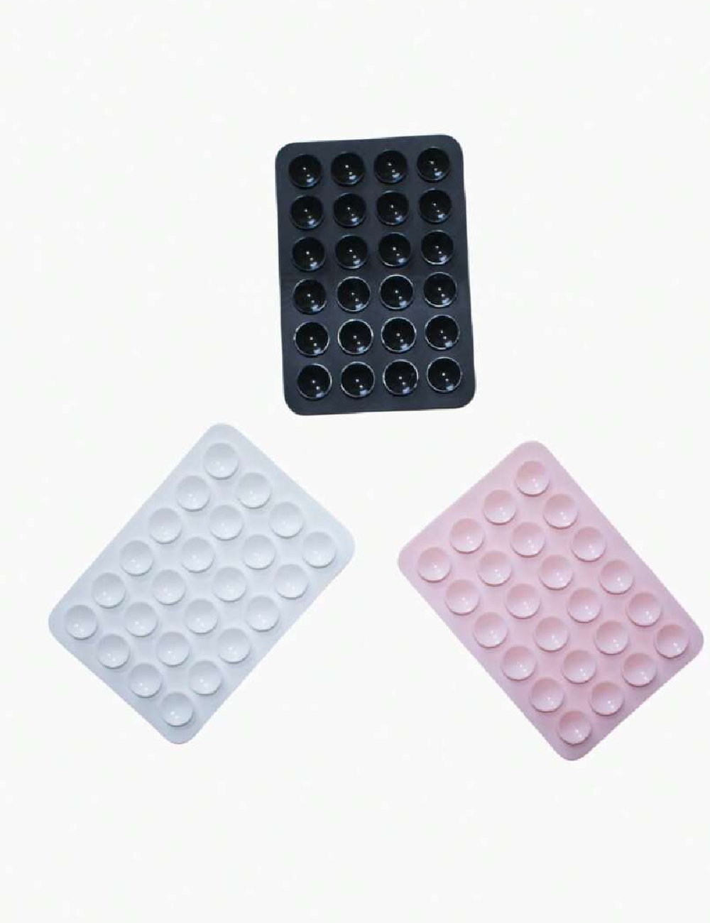 Suport cu ventuze pentru telefon SHEIN, alb