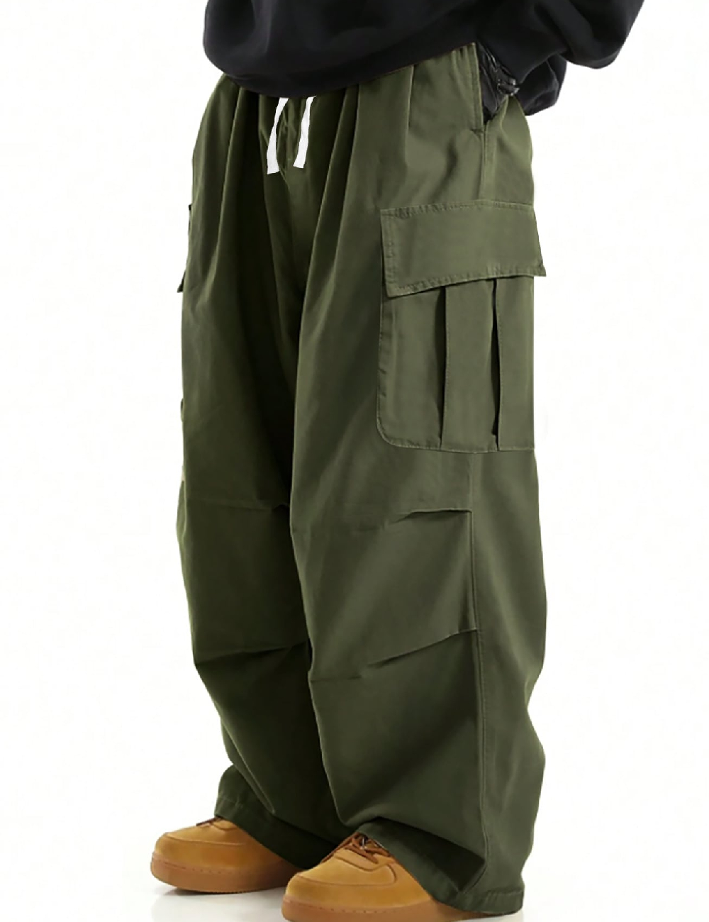 Pantaloni Shein Kids, verde