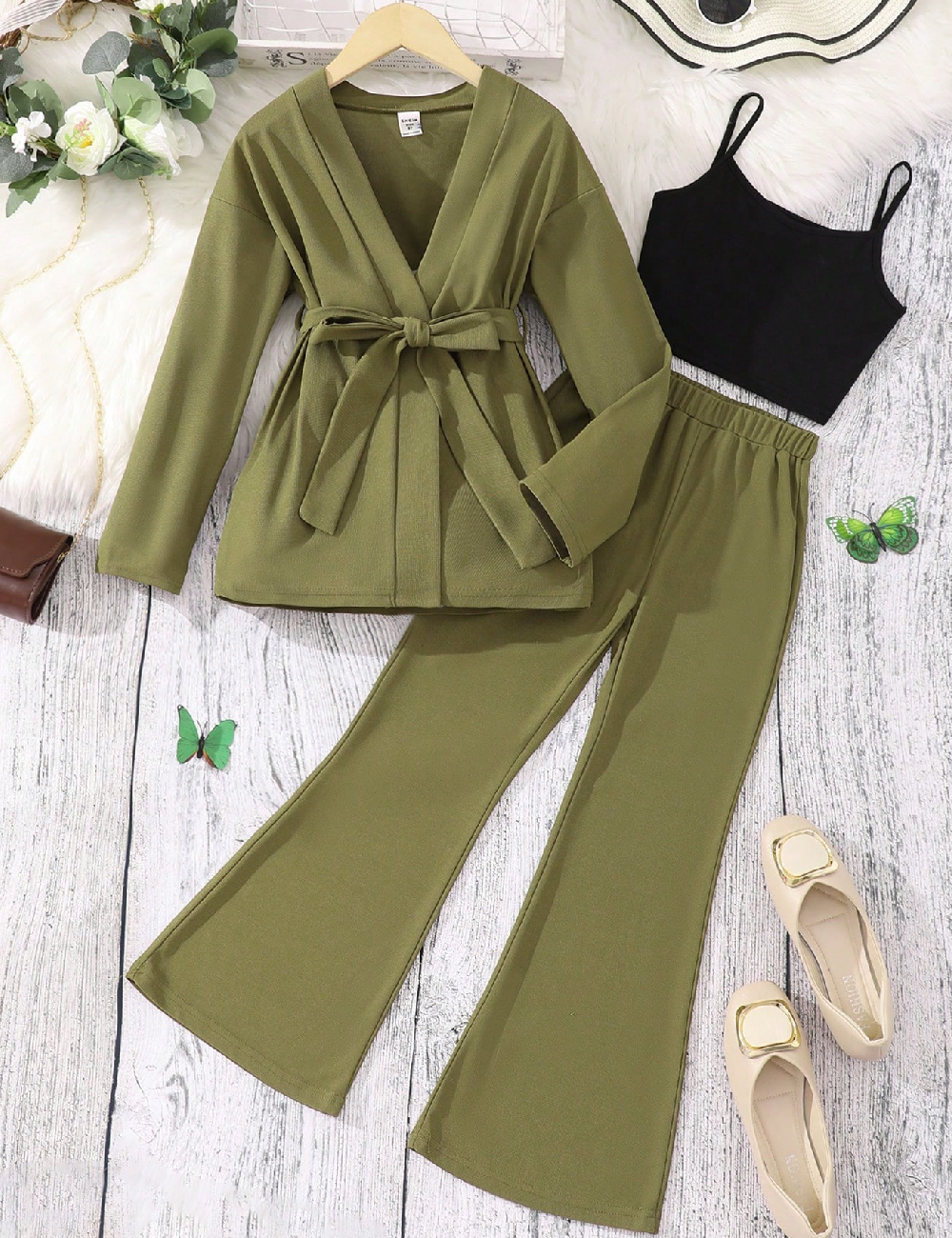 Compleu Shein Kids, verde