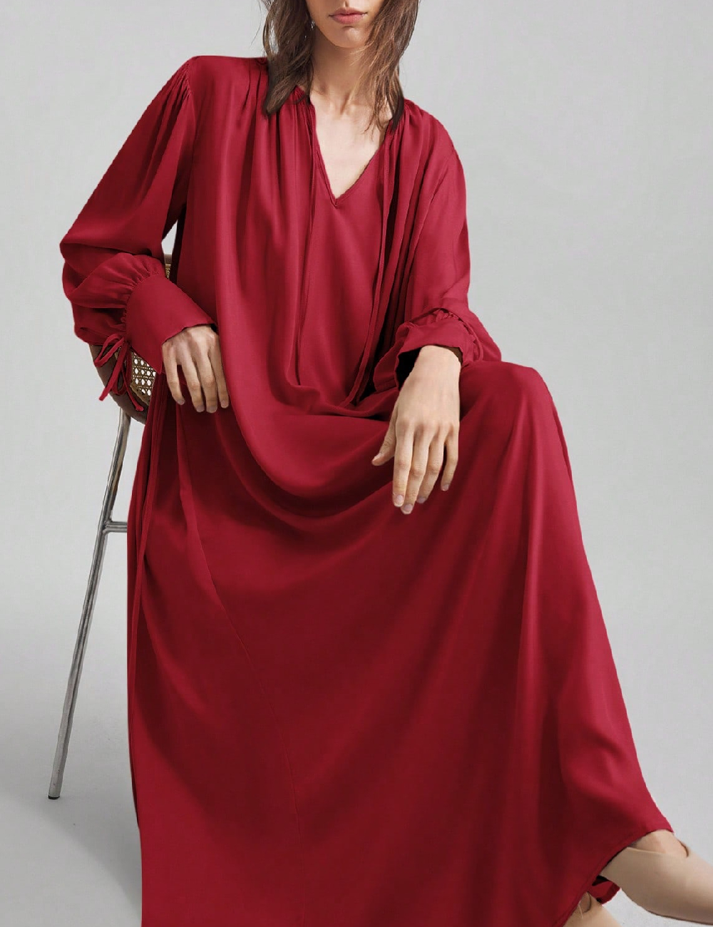 Rochie lunga SHEIN, rosu