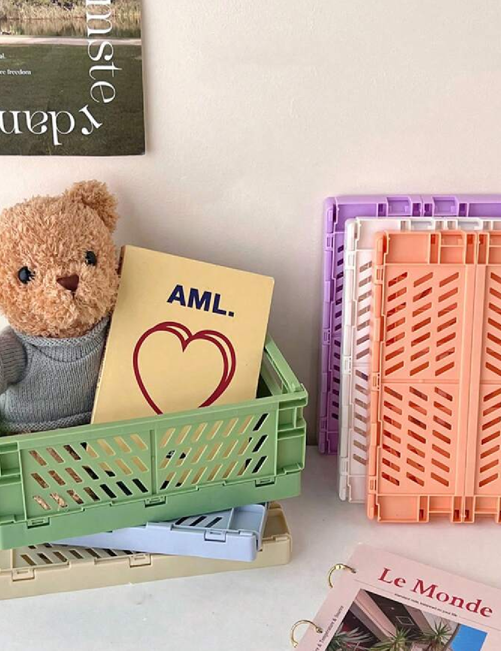 Cutie pentru depozitare SHEIN, alb