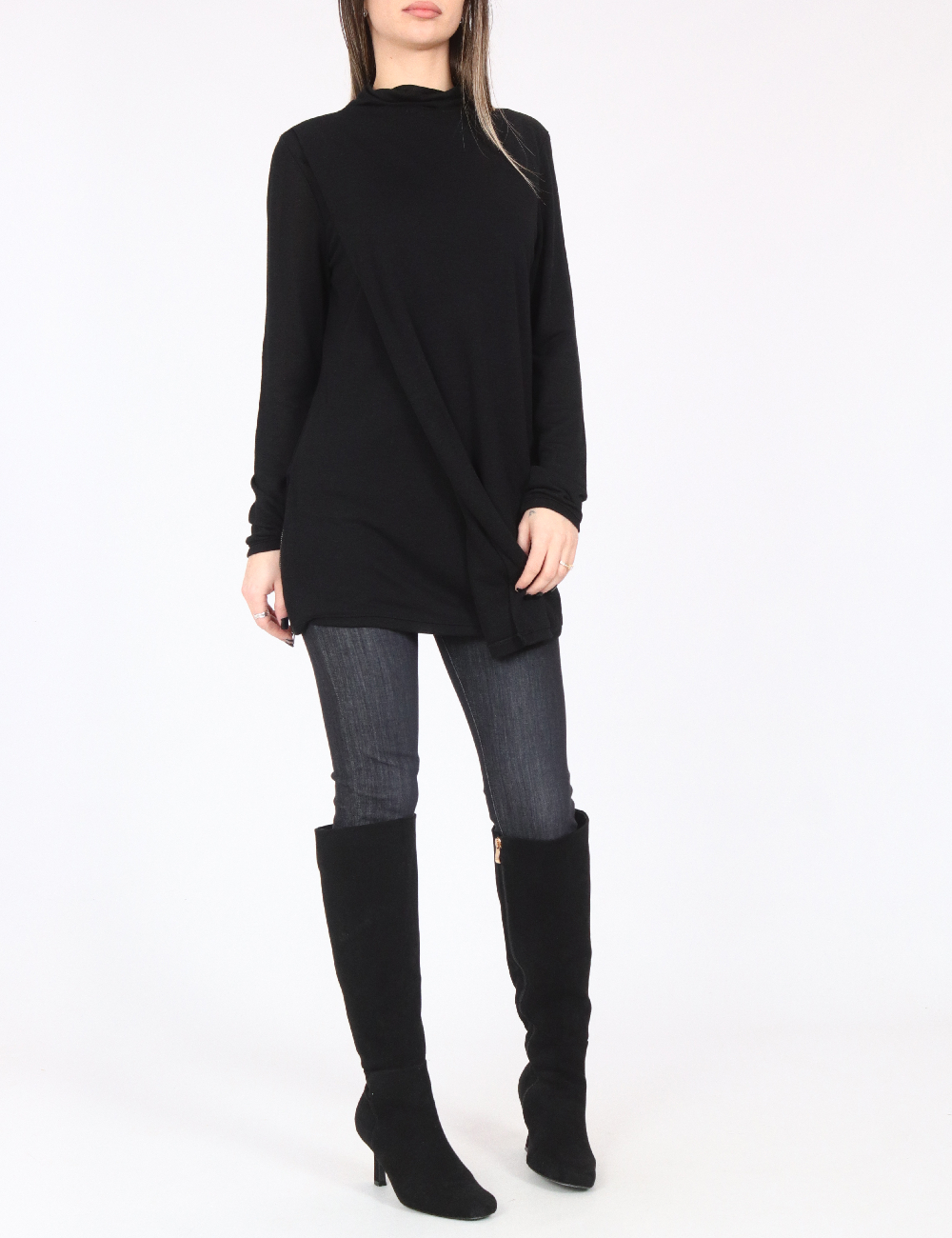 Bluza Bershka, negru