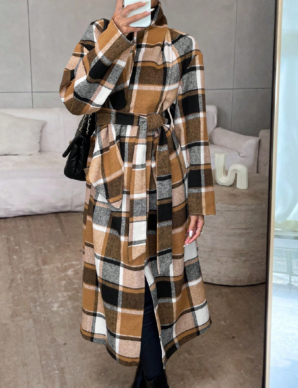 Trench SHEIN, mix culori