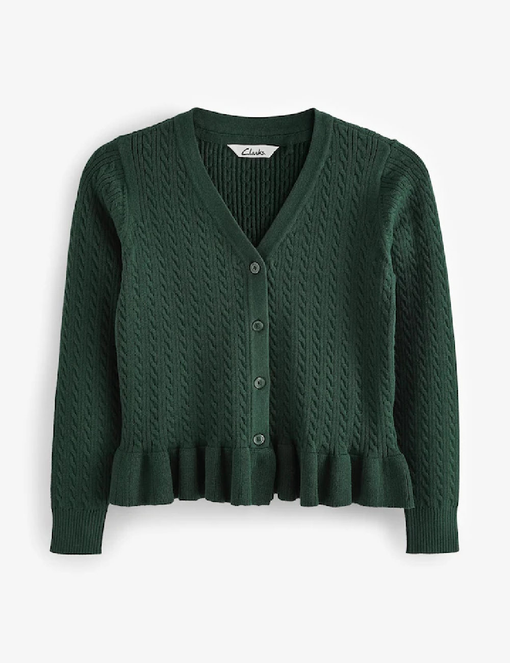 Cardigan Clarks, verde