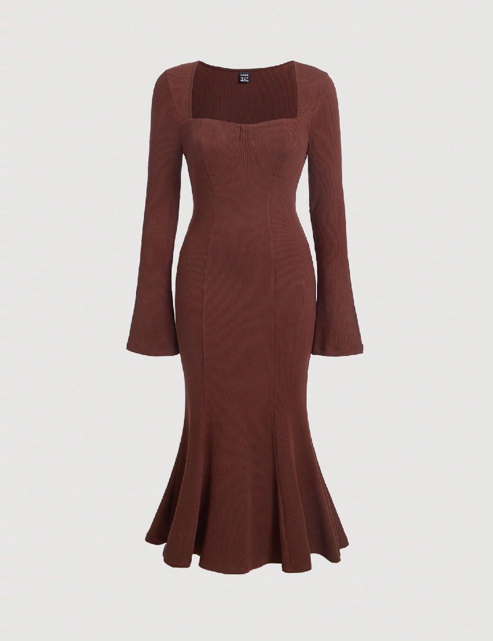 Rochie lunga SHEIN, maro