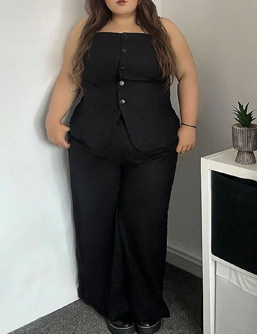 Compleu SHEIN CURVE, negru