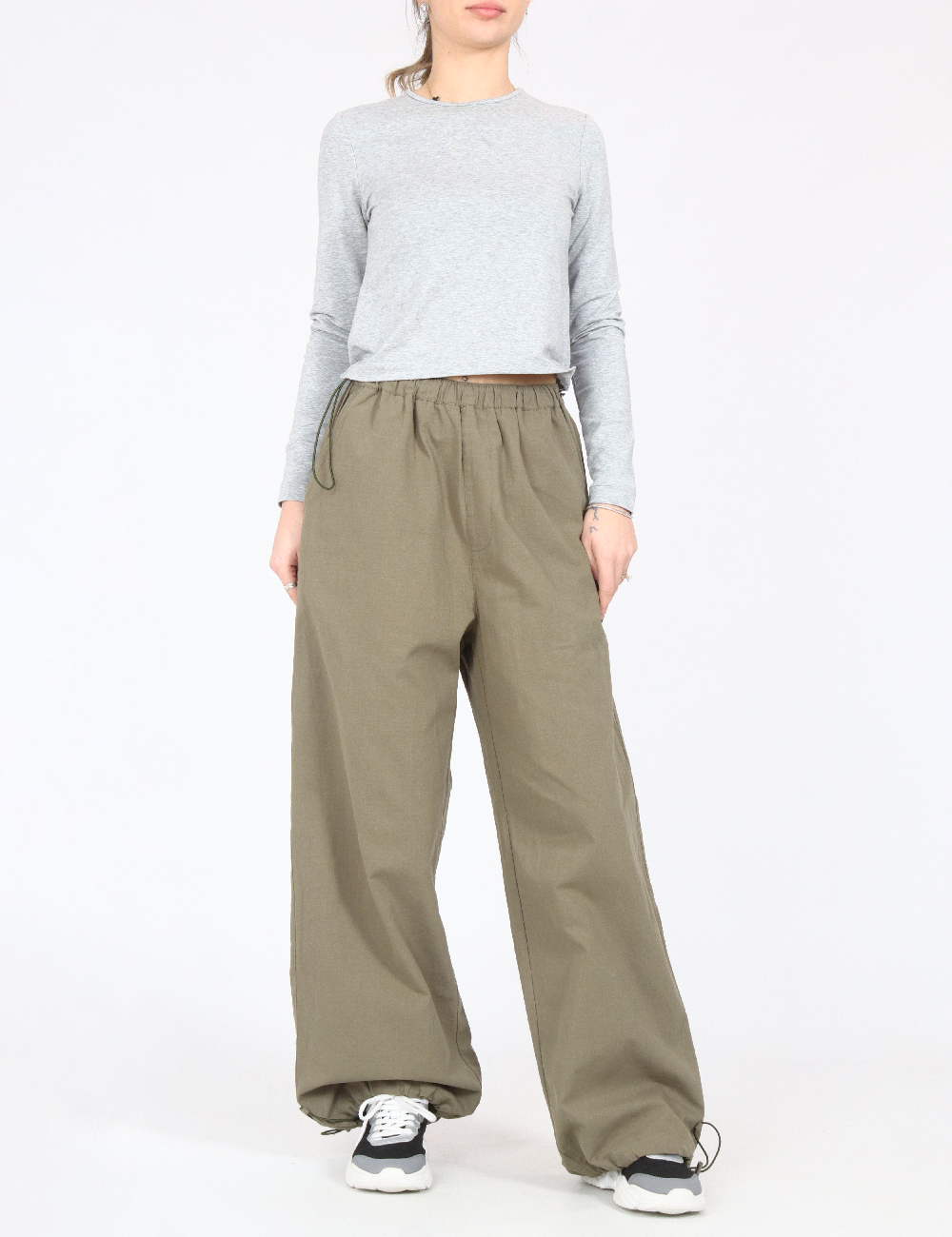 Pantaloni Sixth June, verde