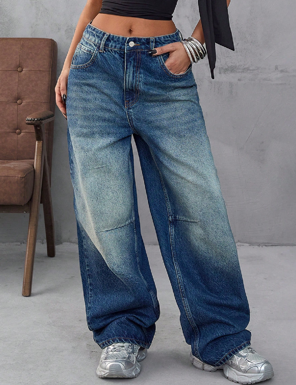 Blugi SHEIN, albastru