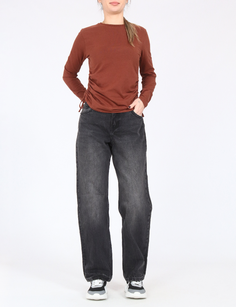 Blugi Pull&Bear, negru