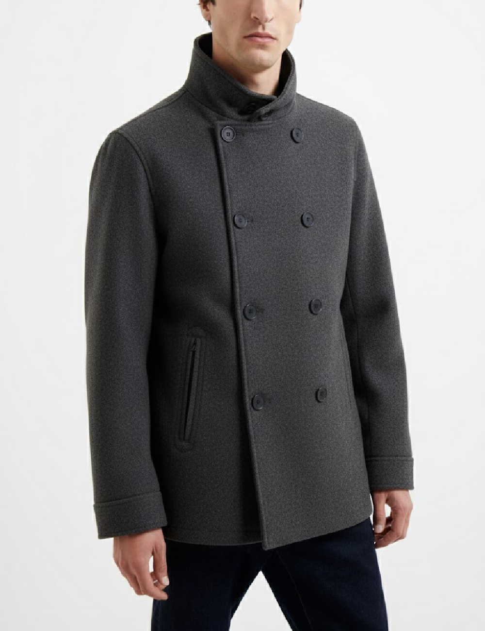 Palton French Connection, gri