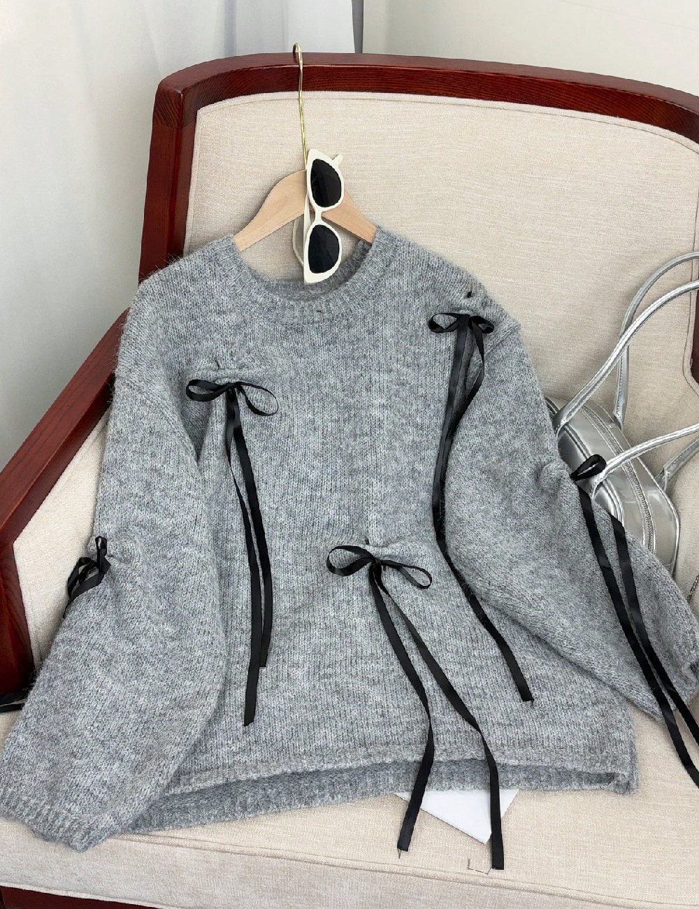 Pulover SHEIN, gri