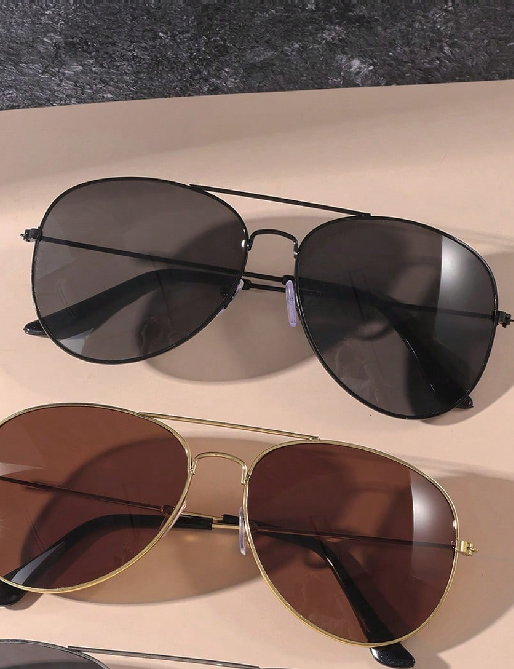 Ochelari de soare Shein Kids, negru