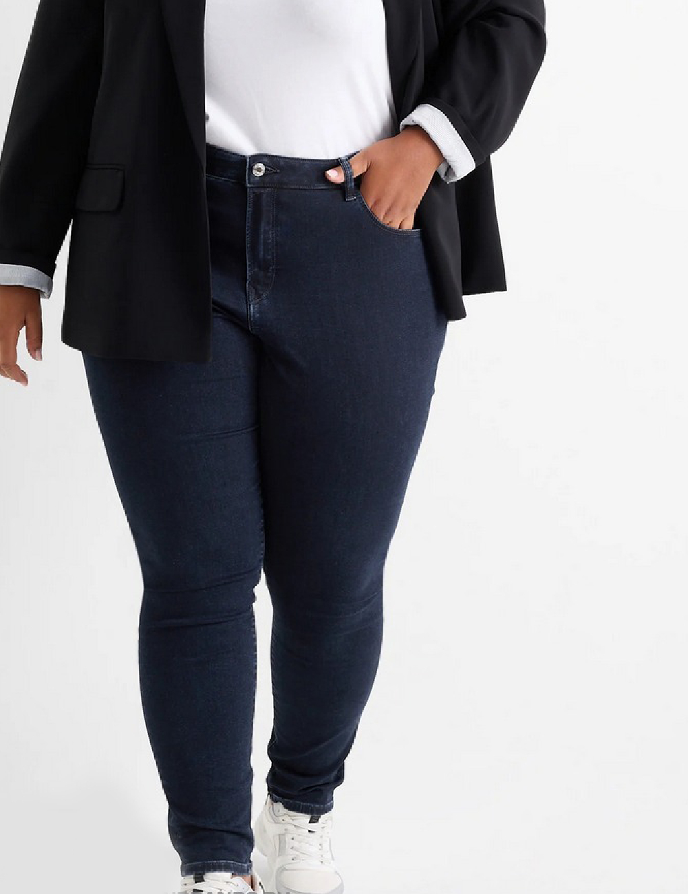 Blugi C&A Plus Size, bleumarin