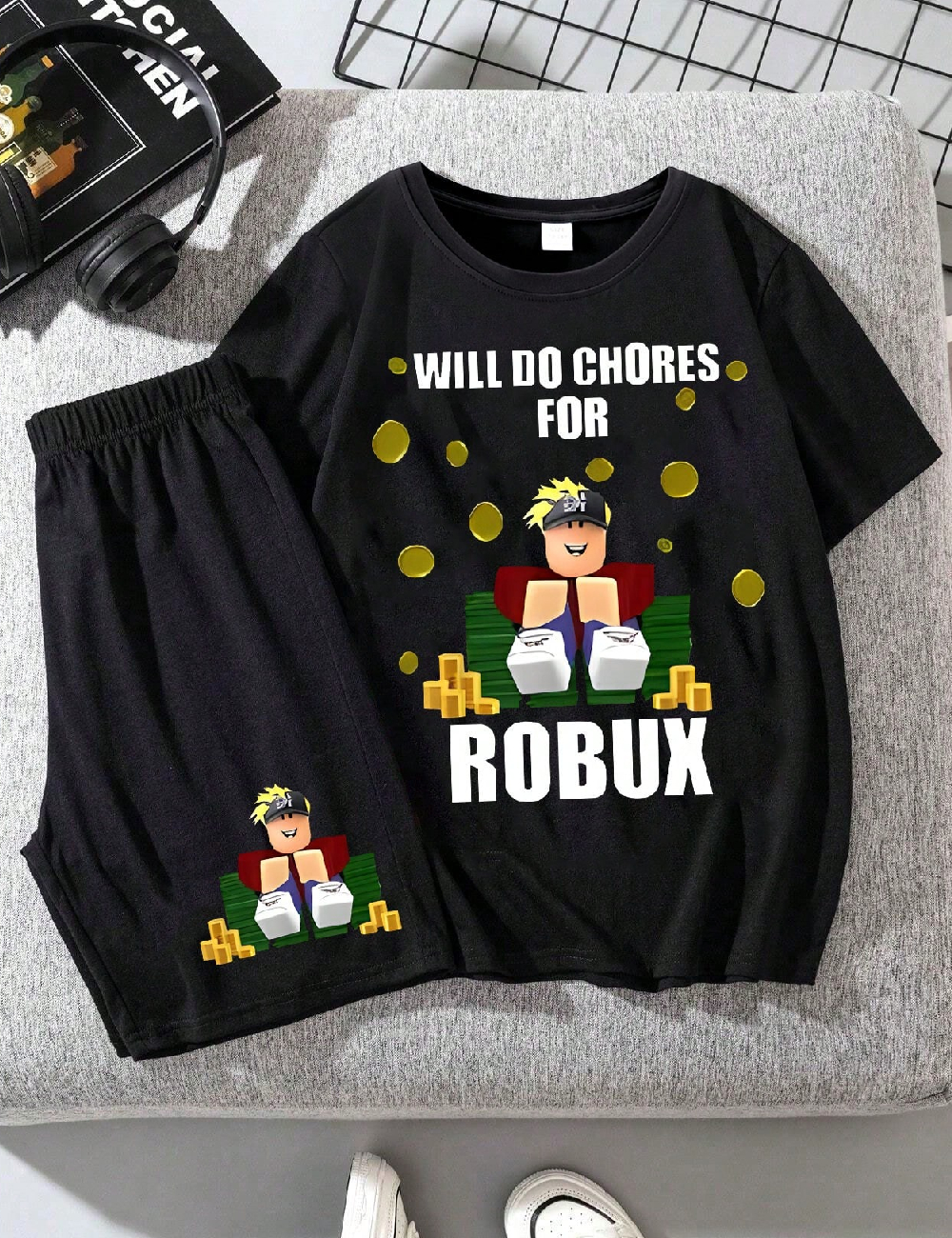 Compleu Shein Kids, negru