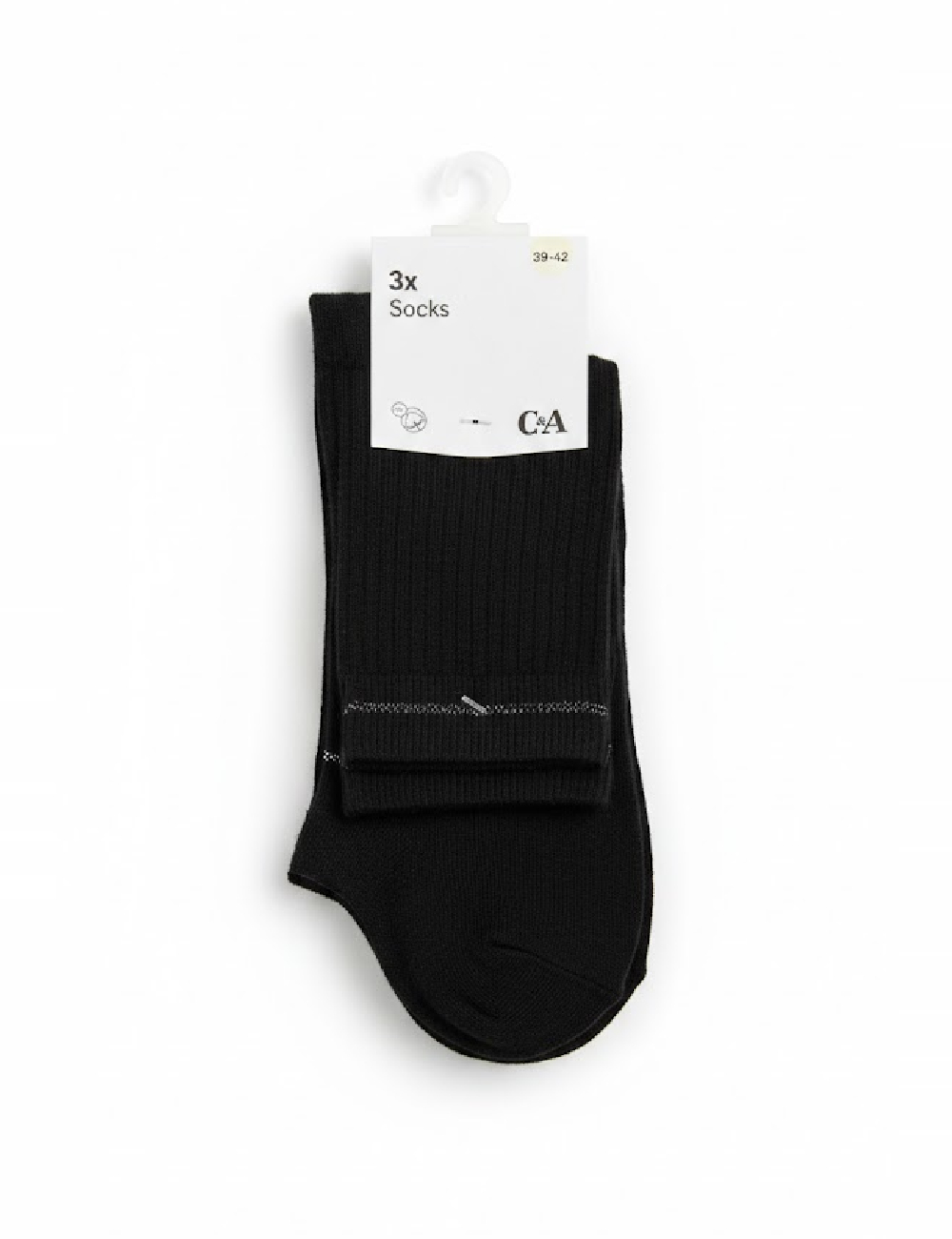 Set sosete 3 perechi C&A, negru