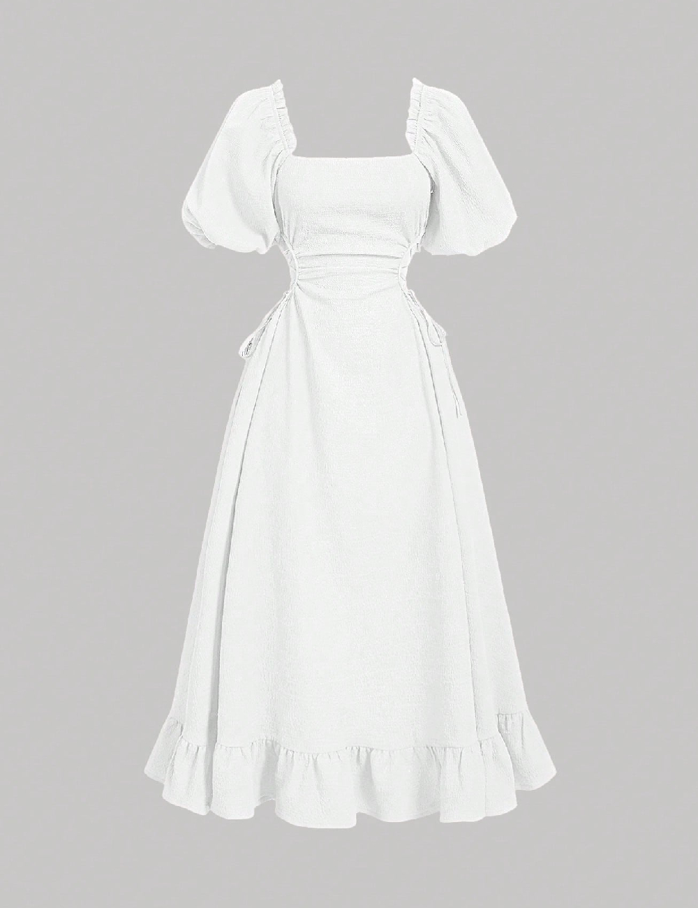 Rochie medie SHEIN, alb