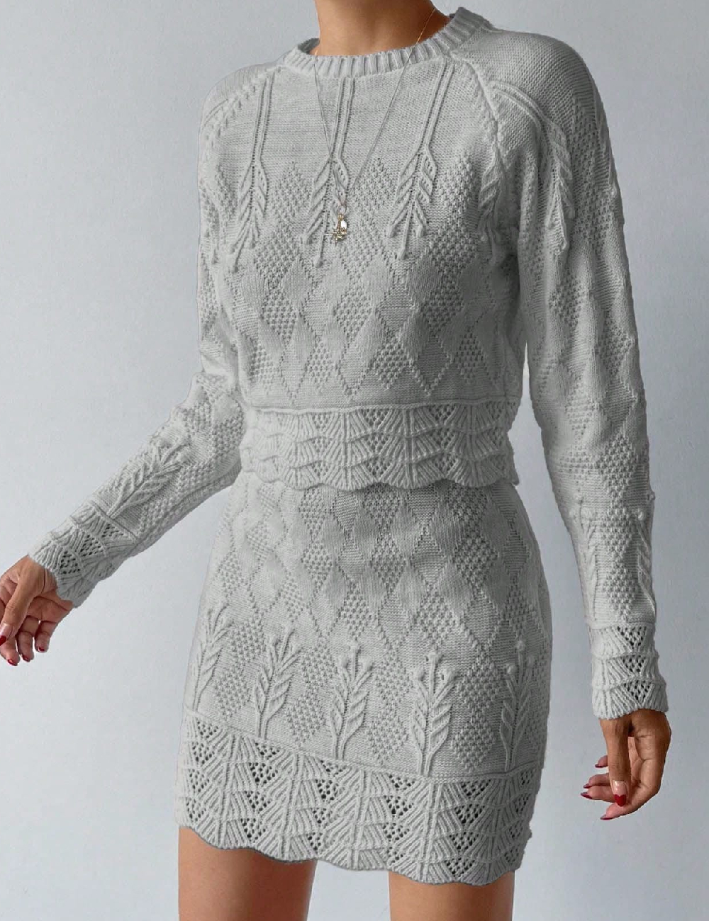 Compleu SHEIN CURVE, gri