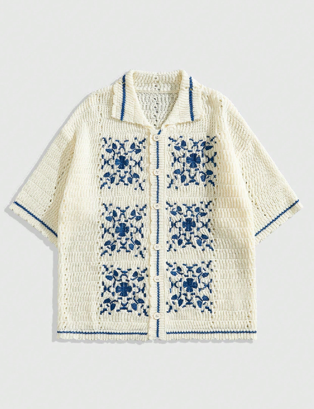 Cardigan Romwe, crem