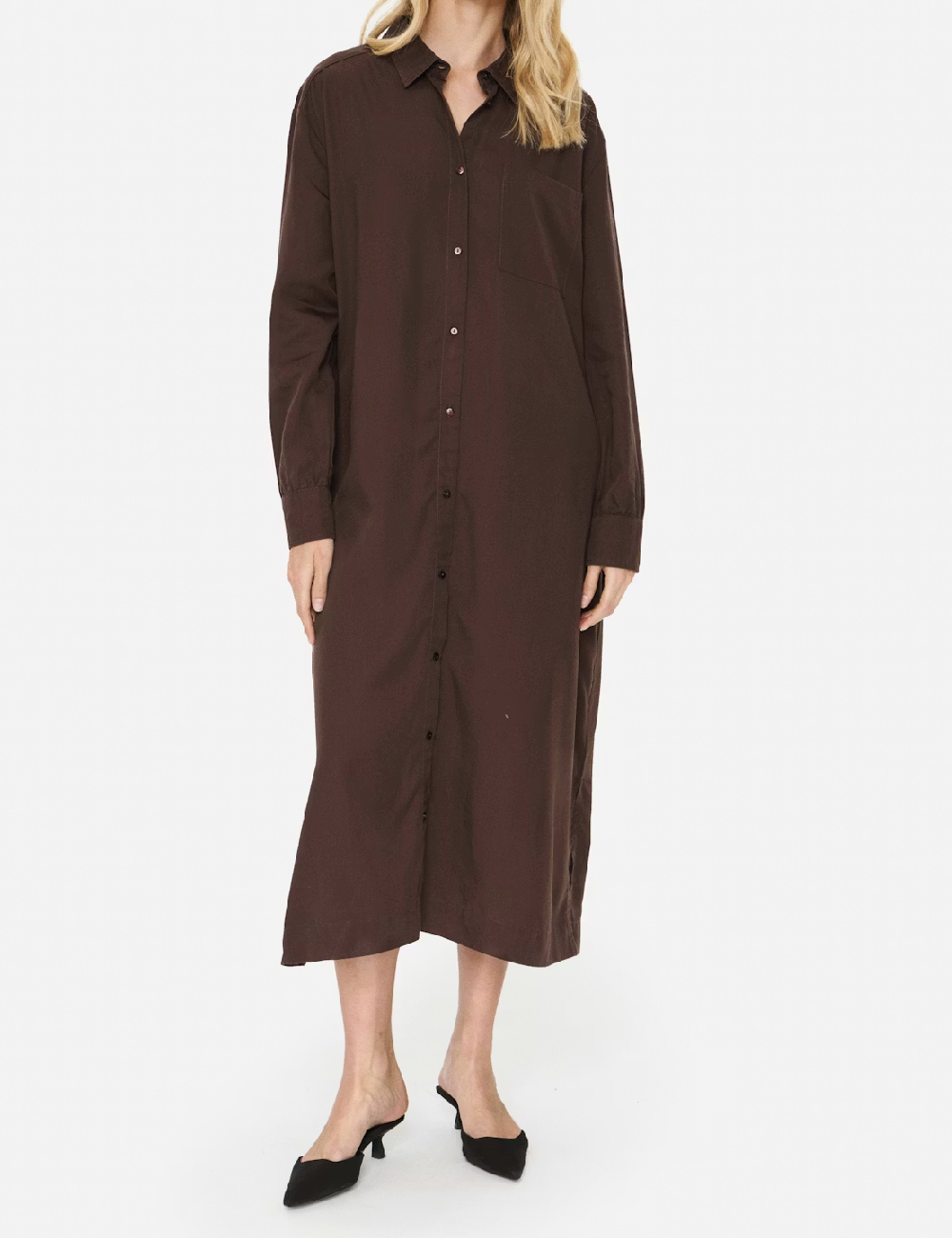 Rochie medie Saint Tropez, maro