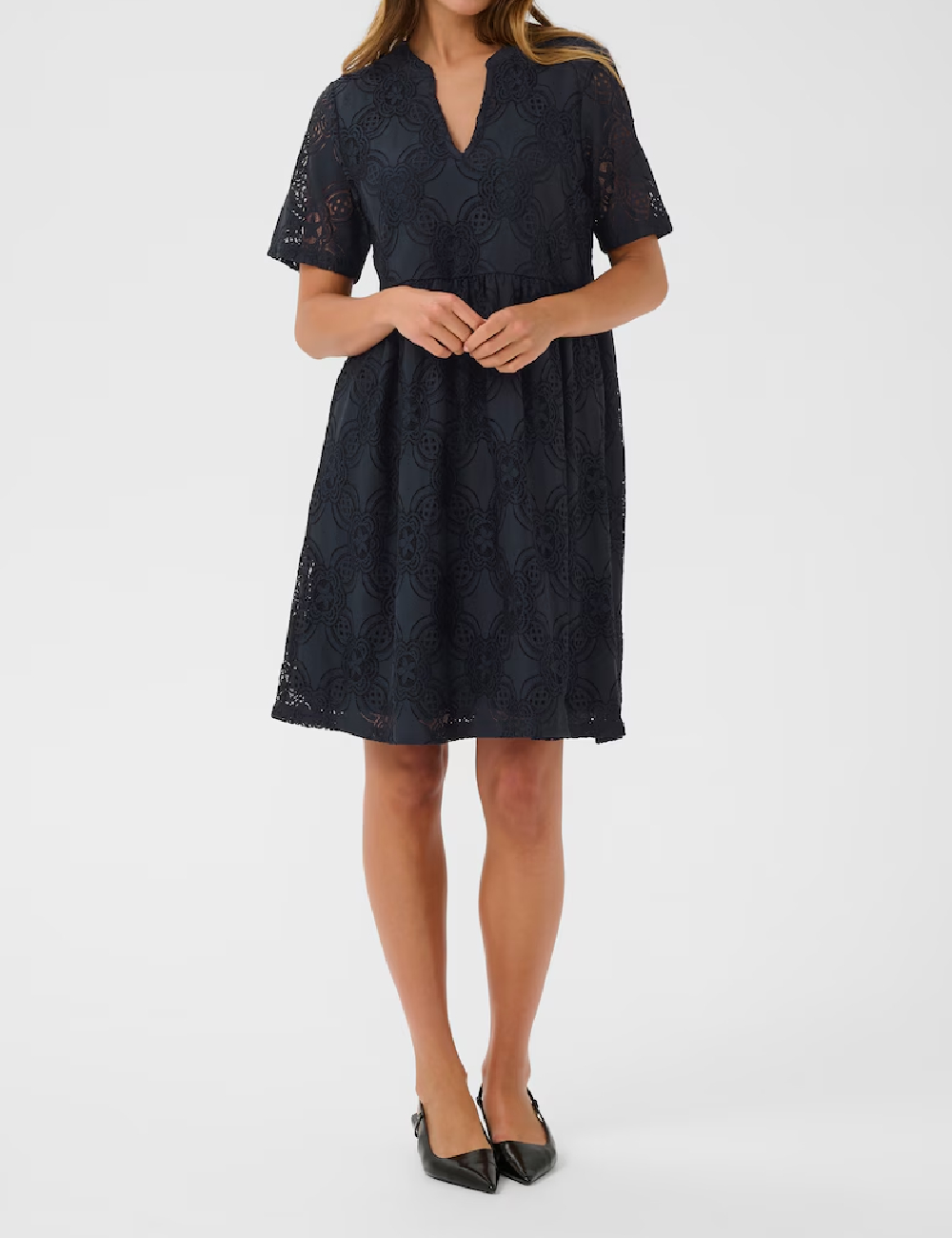 Rochie scurta Culture, bleumarin