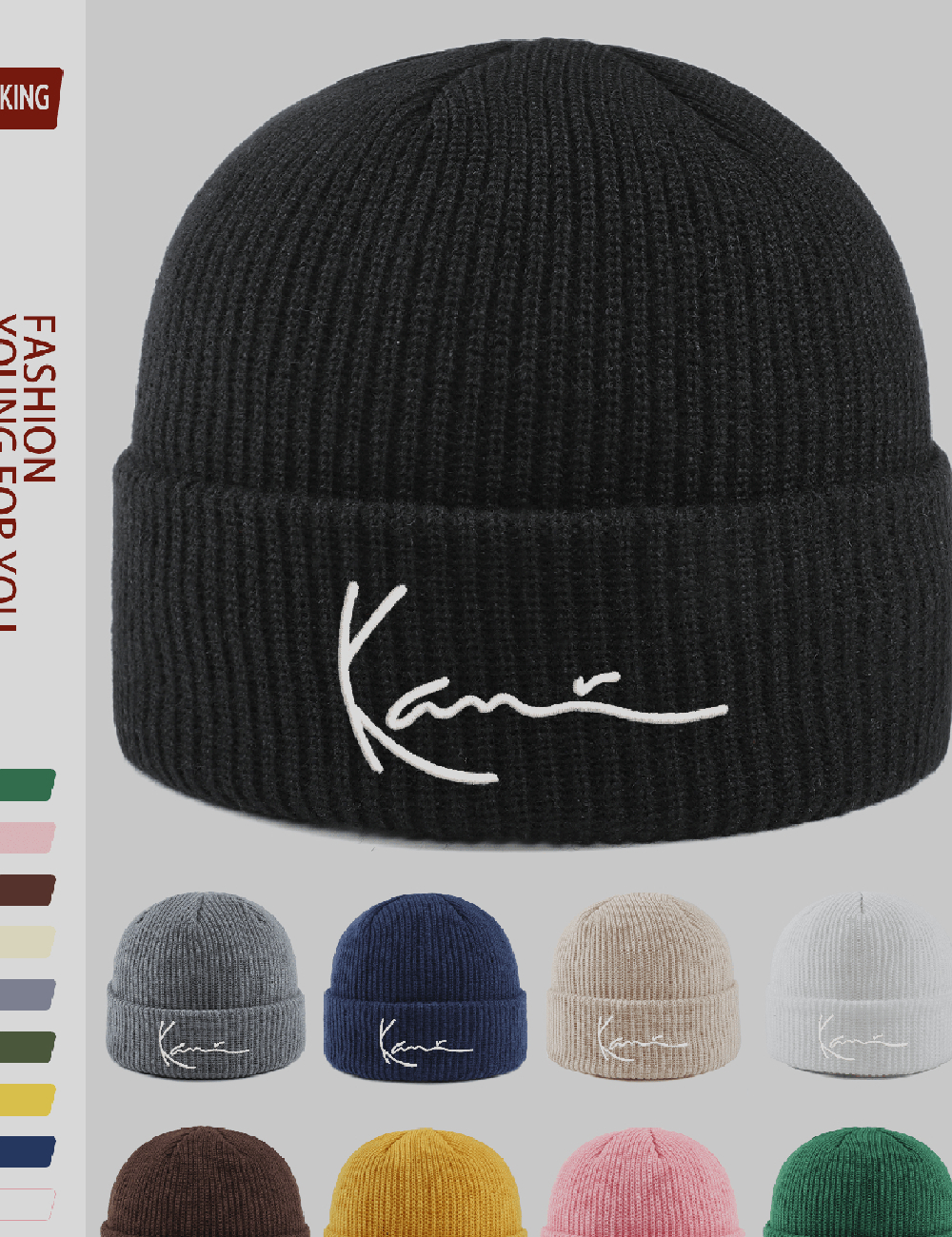 Caciula SHEIN, negru