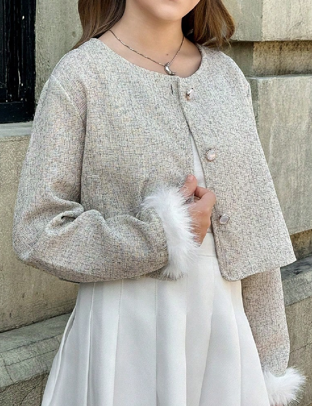 Jacheta Shein Kids, bej