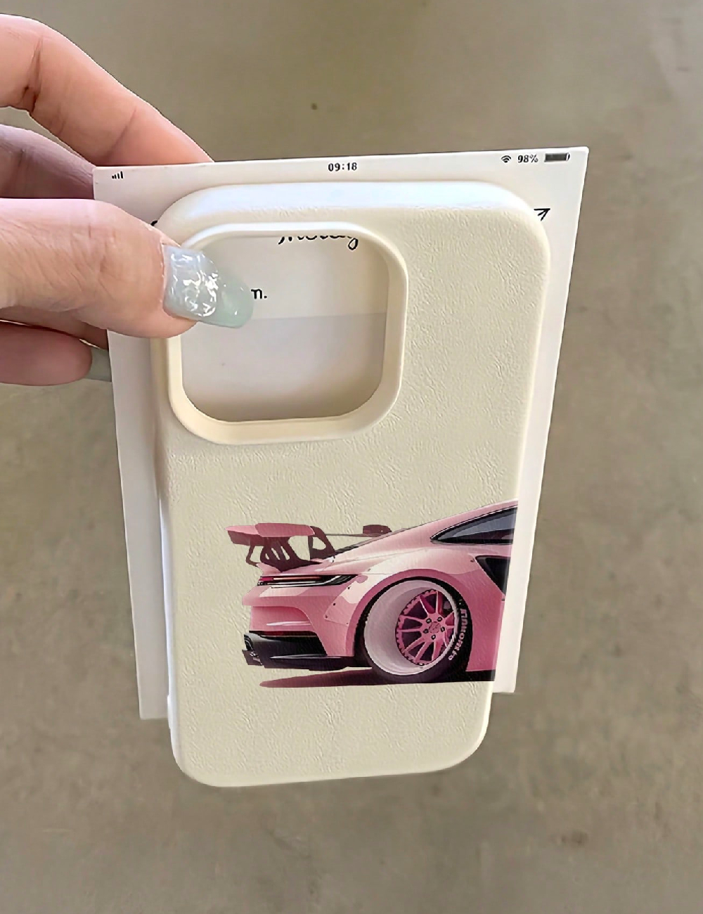 Husa iPhone 15 SHEIN, crem