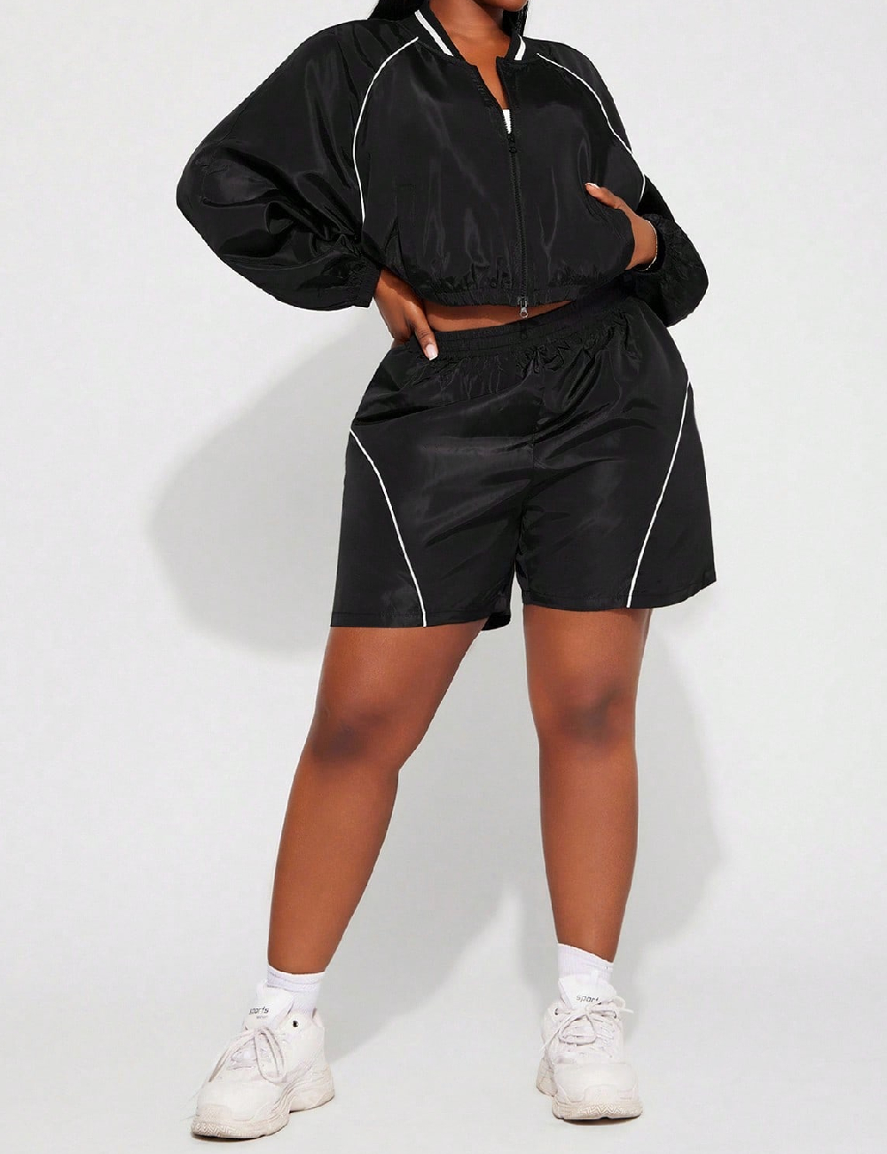 Compleu SHEIN CURVE, negru