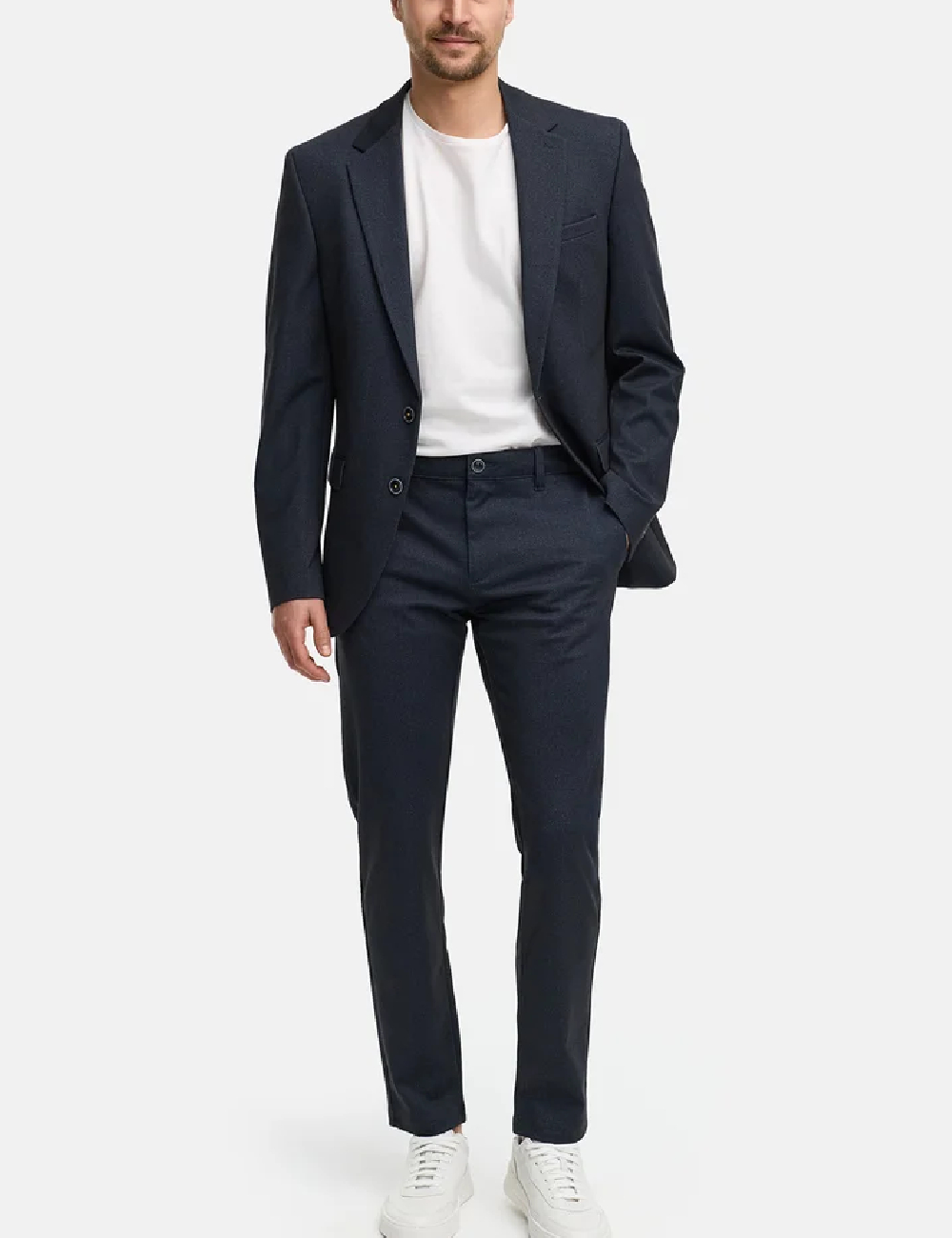 Pantaloni Jeff Urban Tailoring, bleumarin