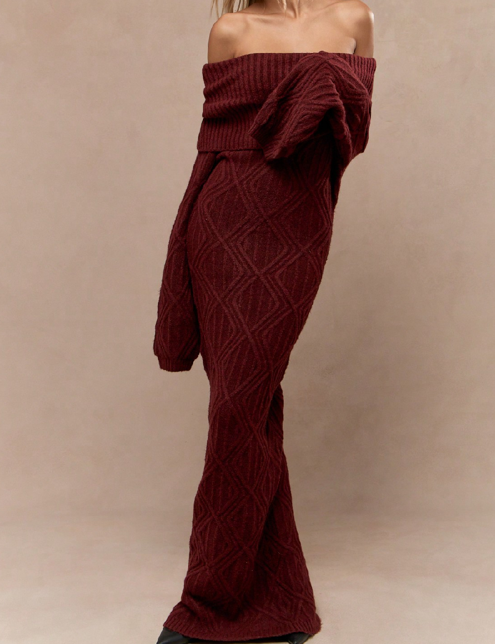 Rochie lunga Missguided, visiniu