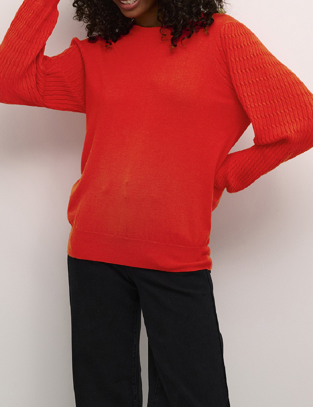 Bluza Kaffe, portocaliu