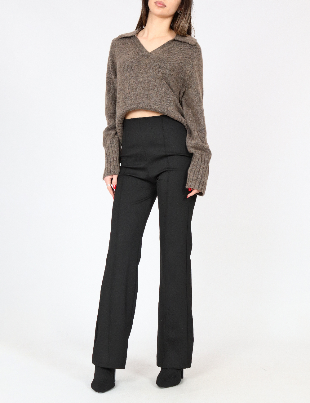 Pantaloni SHEIN, negru