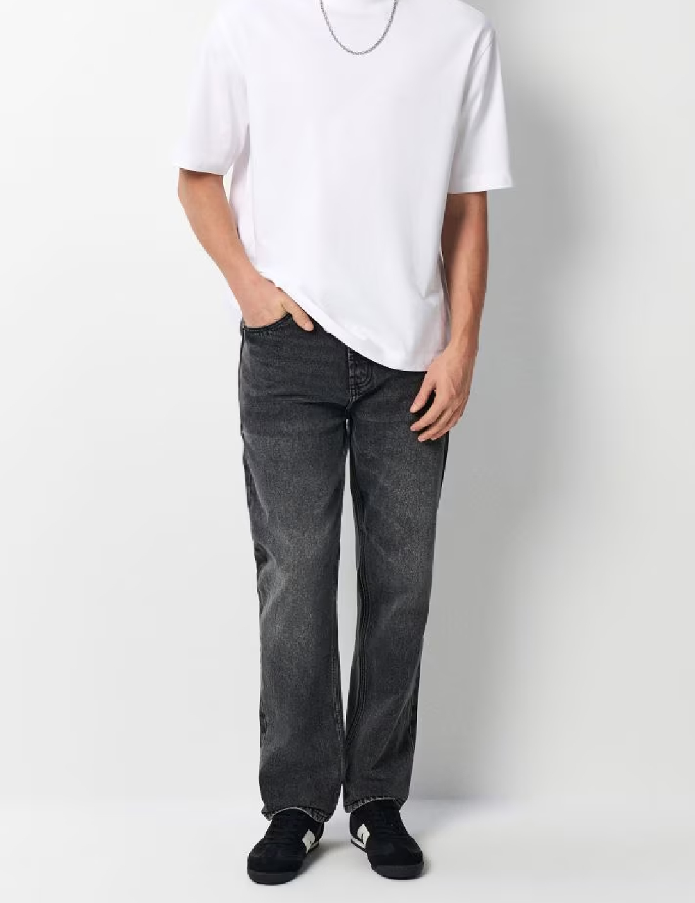 Blugi House Brand, gri inchis