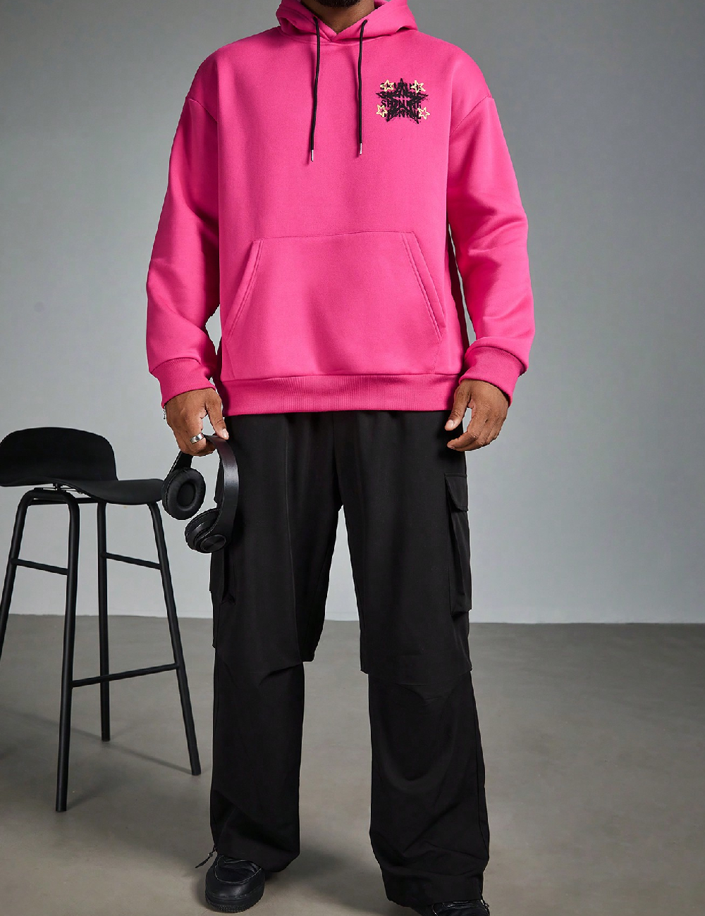 Hanorac SHEIN Plus Size Men, roz