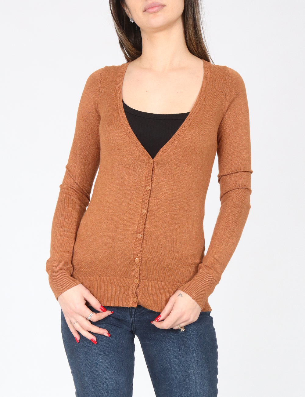 Cardigan Bershka, maro