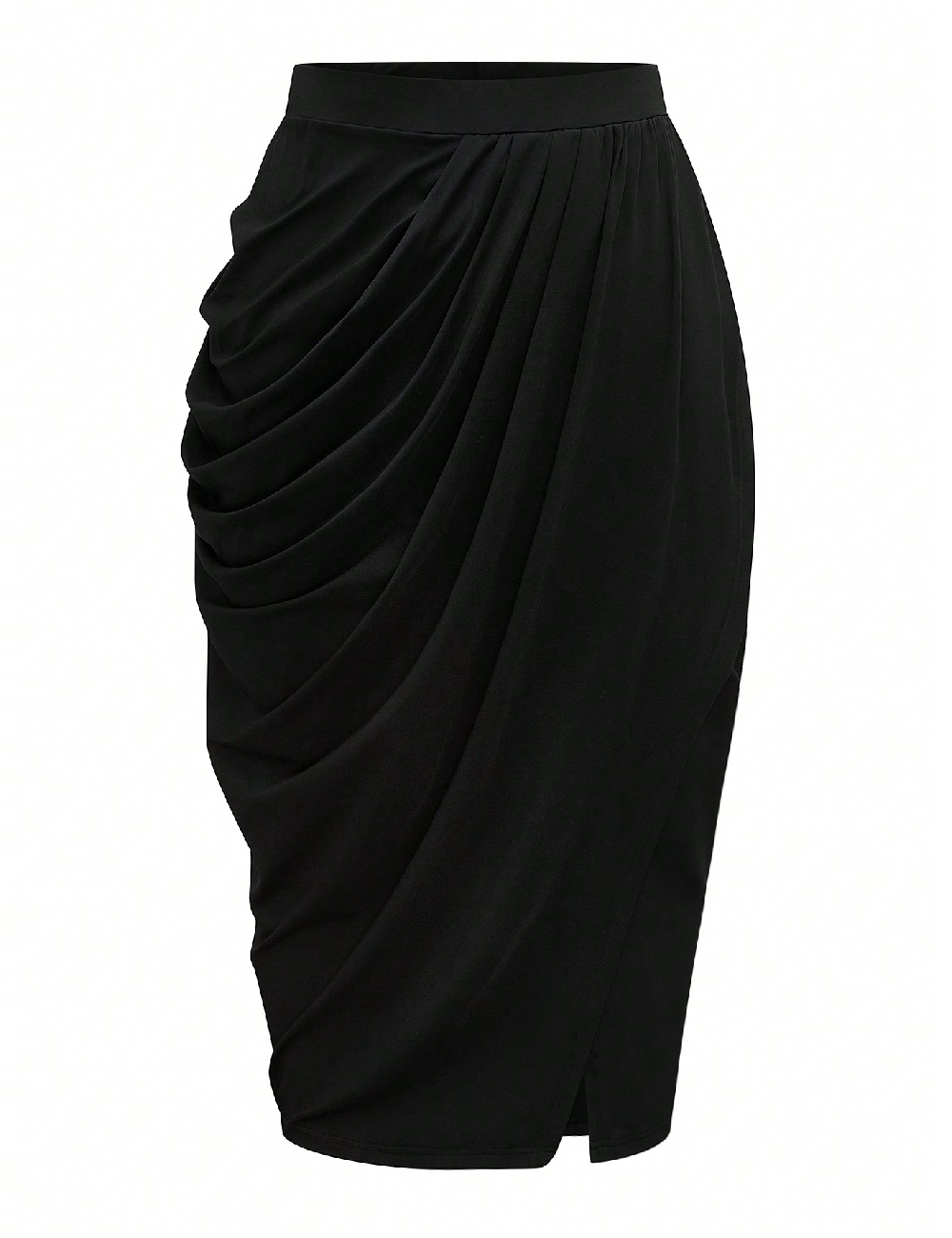 Fusta SHEIN CURVE, negru