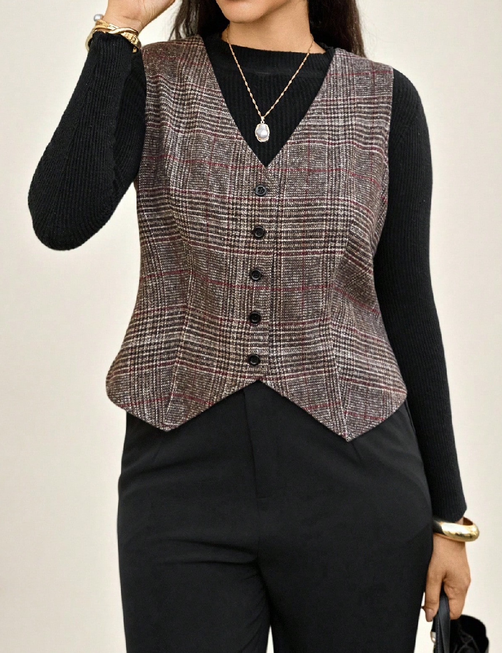 Vesta SHEIN CURVE, maro